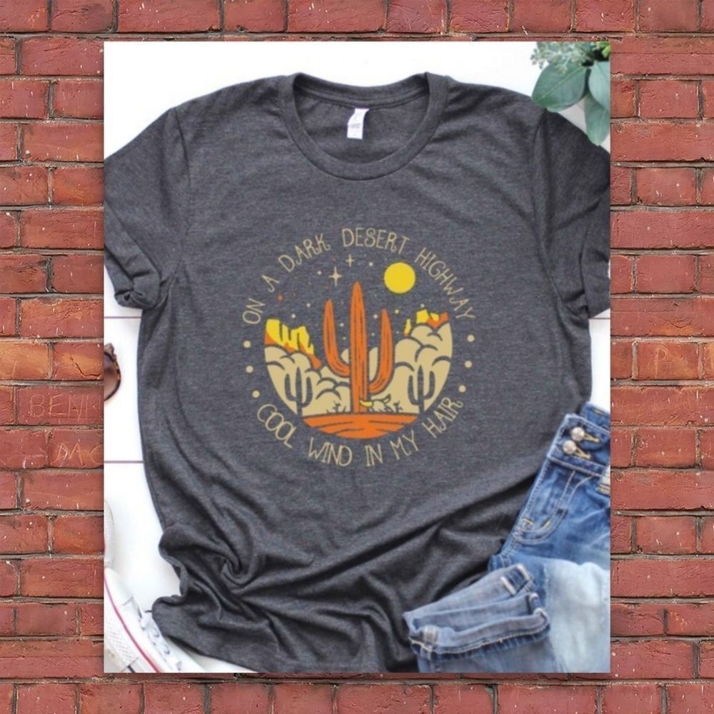 𝅺Retro Eagles Tee Desert Roadtrip Adventure Sun NEW Best Seller